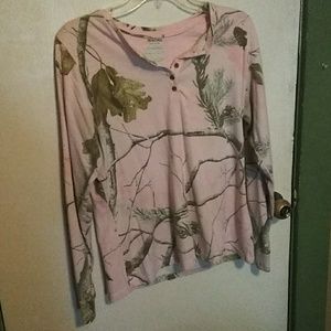 Pink camo shirt
